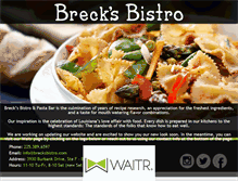 Tablet Screenshot of brecksbistro.com